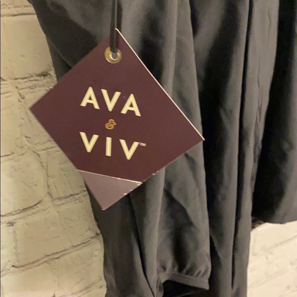 Ava & Viv Leopard One Piece Swimsuit 16W #A010 - Picture 7 of 10